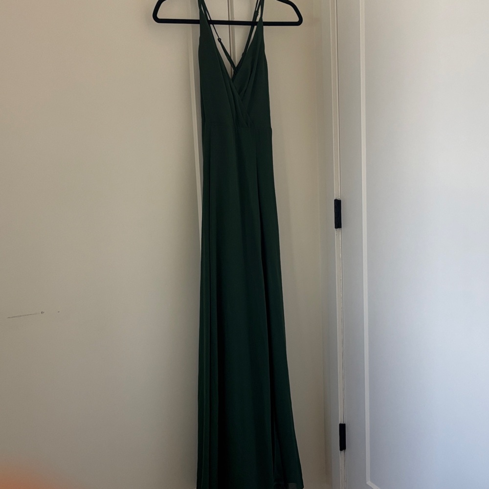 Windsor Deep Green Maxi Dress
